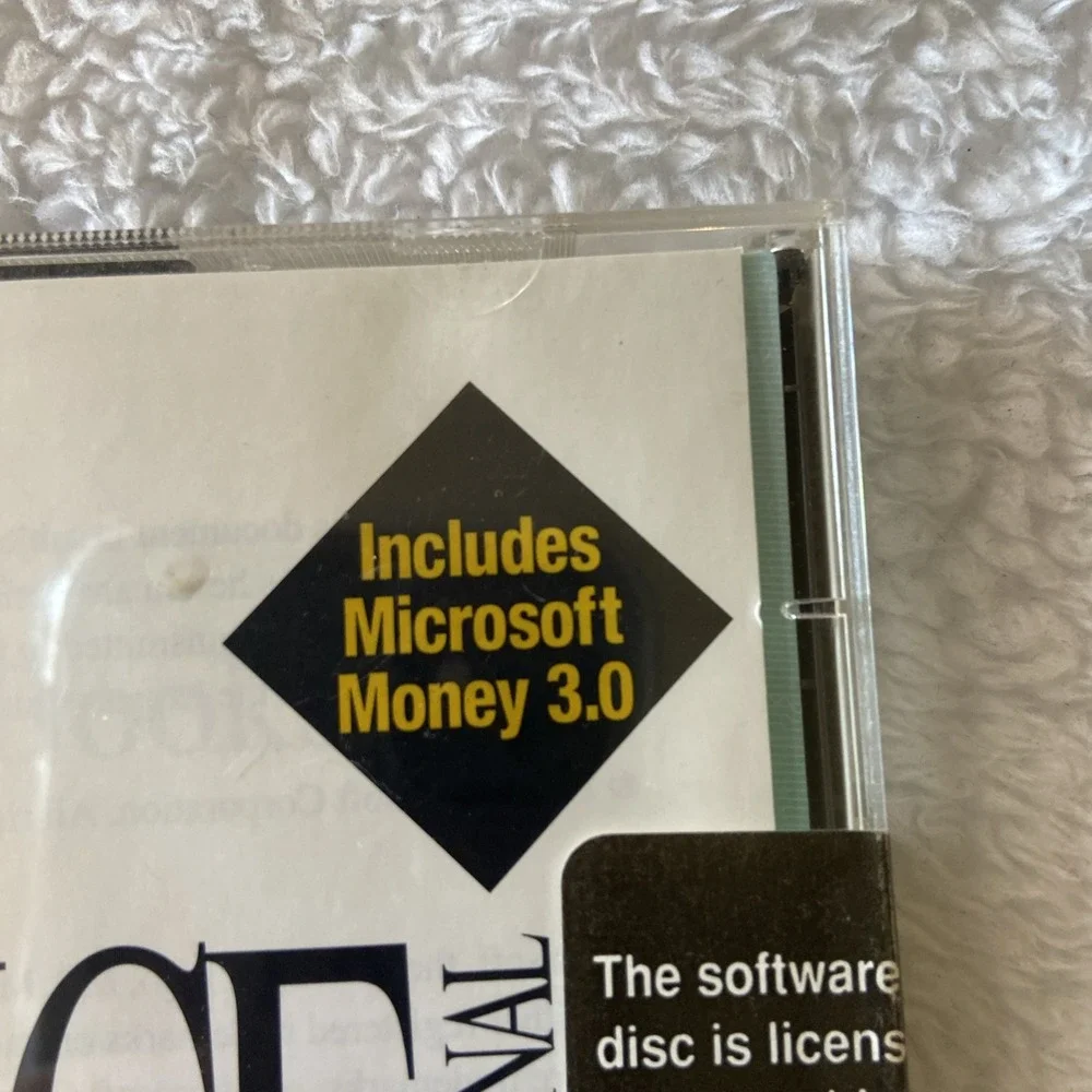 Microsoft Office Professional and Bookshelf Software CD 1994 Windows Vtg Sealed‎
